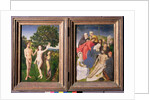 Diptych of The Fall of Man and The Redemption, after 1479 by Hugo van der Goes