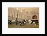 Morning Exercise in the Hofreitschule, Josephsplatz, 1890 by Julius von Blaas