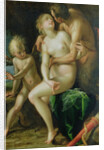 Jupiter, Antiope and Cupid, 16th century by Johann or Hans von Aachen