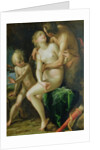 Jupiter, Antiope and Cupid, 16th century by Johann or Hans von Aachen