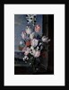 Flowers in a Crystal Vase, 1652 by Jan van den Hecke