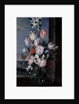 Flowers in a Crystal Vase, 1652 by Jan van den Hecke