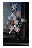 Flowers in a Crystal Vase, 1652 by Jan van den Hecke