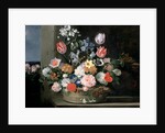 Flowers in a Basket, 1650-56 by Jan van den Hecke
