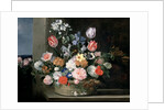 Flowers in a Basket, 1650-56 by Jan van den Hecke