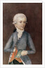 Wolfgang Amadeus Mozart, c.1780 by Johann Nepomuk della Croce