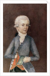 Wolfgang Amadeus Mozart, c.1780 by Johann Nepomuk della Croce