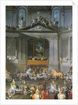 A Cavalcade in the Winter Riding School of the Vienna Hof to celebrate the defeat of the French Army at Prague by Martin van Mytens or Meytens