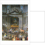 A Cavalcade in the Winter Riding School of the Vienna Hof to celebrate the defeat of the French Army at Prague by Martin van Mytens or Meytens