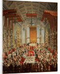 Coronation Banquet of Joseph II in Frankfurt, 1764 by Martin van Mytens or Meytens