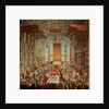 Coronation Banquet of Joseph II in Frankfurt, 1764 by Martin van Mytens or Meytens