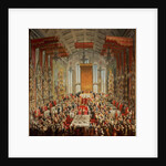 Coronation Banquet of Joseph II in Frankfurt, 1764 by Martin van Mytens or Meytens