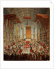 Coronation Banquet of Joseph II in Frankfurt, 1764 by Martin van Mytens or Meytens