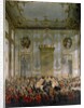 Court Banquet in the Great Antechamber of the Hofburg Palace, Vienna by Martin van Mytens or Meytens