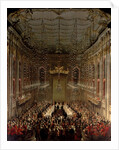 Banquet in the Redoutensaal, Vienna, 1760 by Martin van Mytens or Meytens