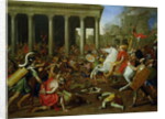 The Destruction of the Temples in Jerusalem by Titus, c.1638/39 by Nicolas Poussin
