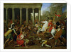 The Destruction of the Temples in Jerusalem by Titus, c.1638/39 by Nicolas Poussin