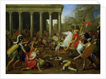 The Destruction of the Temples in Jerusalem by Titus, c.1638/39 by Nicolas Poussin