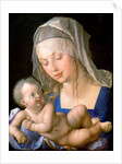 Virgin and child holding a half-eaten pear, 1512 by Albrecht Dürer or Duerer