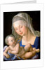Virgin and child holding a half-eaten pear, 1512 by Albrecht Dürer or Duerer