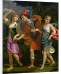 Theseus with Ariadne and Phaedra, the daughters of King Minos, 1702 by Benedetto the Younger Gennari