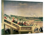 Court banquet in the Gardens of Schonbrunn Palace on the occasion of the anniversary of the Military Order of Theresa, 1865 by Fritz L'Allemand