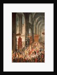 The Investiture Joseph II following his coronation as Emperor of Germany in Frankfurt Cathedral, 1764 by Martin van Mytens or Meytens