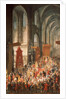 The Investiture Joseph II following his coronation as Emperor of Germany in Frankfurt Cathedral, 1764 by Martin van Mytens or Meytens