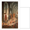 The Investiture Joseph II following his coronation as Emperor of Germany in Frankfurt Cathedral, 1764 by Martin van Mytens or Meytens
