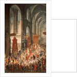 The Investiture Joseph II following his coronation as Emperor of Germany in Frankfurt Cathedral, 1764 by Martin van Mytens or Meytens