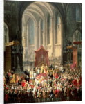 The Coronation of Joseph II as Emperor of Germany in Frankfurt Cathedral, 1764 by Martin van Mytens or Meytens