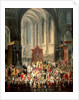 The Coronation of Joseph II as Emperor of Germany in Frankfurt Cathedral, 1764 by Martin van Mytens or Meytens