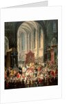 The Coronation of Joseph II as Emperor of Germany in Frankfurt Cathedral, 1764 by Martin van Mytens or Meytens