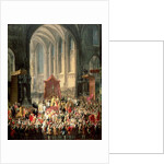 The Coronation of Joseph II as Emperor of Germany in Frankfurt Cathedral, 1764 by Martin van Mytens or Meytens