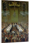 Banquet in the Redoutensaal, Vienna, 1760 by Martin van Mytens or Meytens