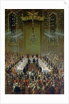 Banquet in the Redoutensaal, Vienna, 1760 by Martin van Mytens or Meytens