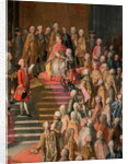 The Investiture of Joseph II Emperor of Germany in Frankfurt Cathedral, following his coronation, 1764 by Martin van Mytens or Meytens
