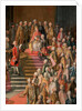 The Investiture of Joseph II Emperor of Germany in Frankfurt Cathedral, following his coronation, 1764 by Martin van Mytens or Meytens