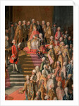 The Investiture of Joseph II Emperor of Germany in Frankfurt Cathedral, following his coronation, 1764 by Martin van Mytens or Meytens