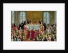 The Coronation Banquet of Joseph II, Emperor of Germany, 1764 by Martin van Mytens or Meytens