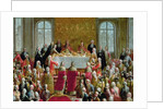 The Coronation Banquet of Joseph II, Emperor of Germany, 1764 by Martin van Mytens or Meytens