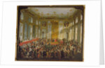 Empress Maria Theresa at the Investiture of the Order of St. Stephen, 1764 by Martin van Mytens or Meytens