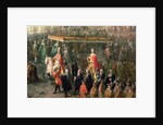 The coronation procession of Joseph II Emperor of Germany, in Romerberg, 1764 by Martin van Mytens or Meytens