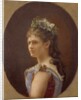 Katharina Schratt, mistress of Emperor Franz Joseph of Austria, 1880 by Anonymous Anonymous