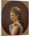 Katharina Schratt, mistress of Emperor Franz Joseph of Austria, 1880 by Anonymous Anonymous