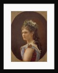 Katharina Schratt, mistress of Emperor Franz Joseph of Austria, 1880 by Anonymous Anonymous