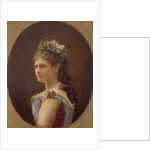 Katharina Schratt, mistress of Emperor Franz Joseph of Austria, 1880 by Anonymous Anonymous