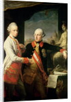 Kaiser Joseph II, and the Grand Duke Leopold of Tuscany, 1769, by Pompeo Girolamo Batoni