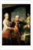 Kaiser Joseph II, and the Grand Duke Leopold of Tuscany, 1769, by Pompeo Girolamo Batoni