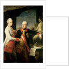 Kaiser Joseph II, and the Grand Duke Leopold of Tuscany, 1769, by Pompeo Girolamo Batoni